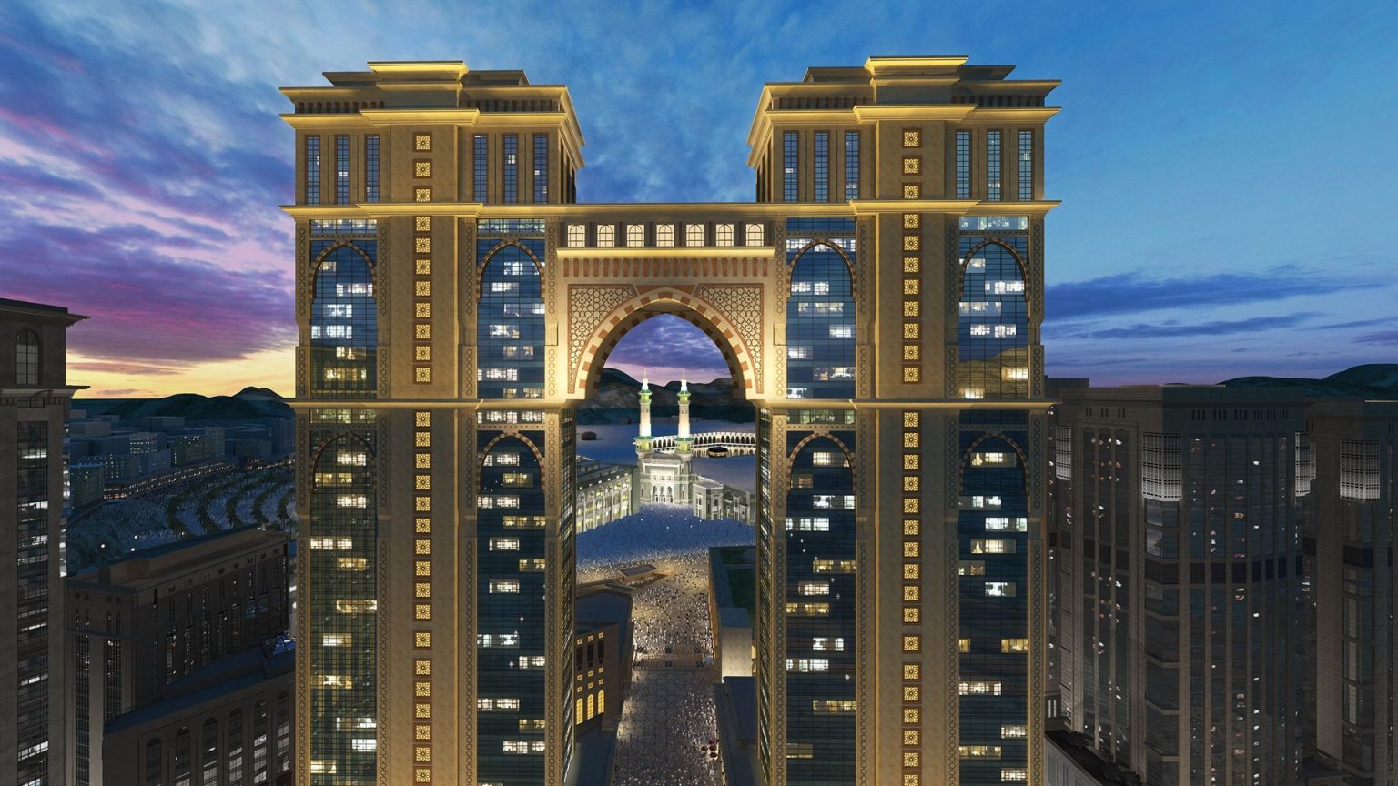 jabal omar marriott hotel makkah местоположение