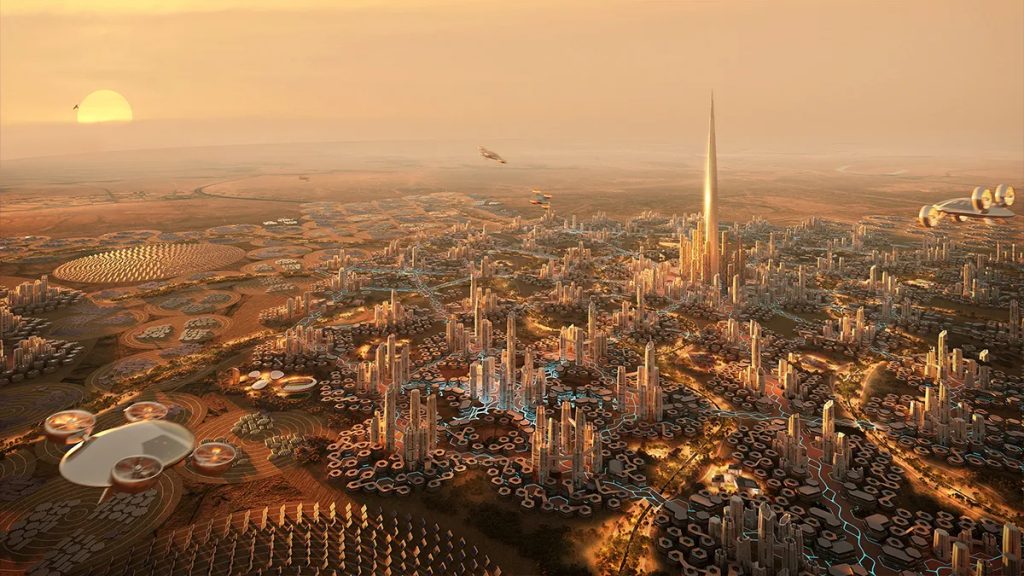 Saudi Arabia's tallest skyscraper in the world.