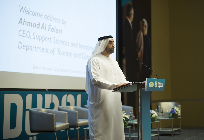Ahmad Al Falasi speaks at ICCA Middle East International Meetings Forum. Ahmad Al Falasi speaks at ICCA Middle East International Meetings Forum.
