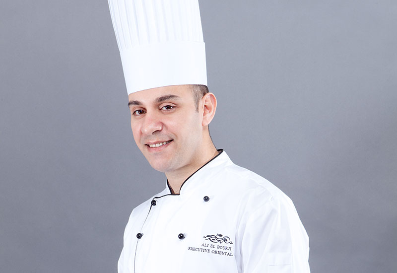 Ali El Bourji, executive oriental head chef Ali El Bourji, executive oriental head chef