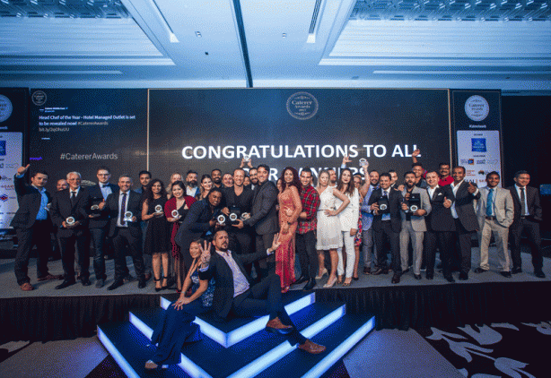 The winners assemble at the 2017 Caterer Middle East Awards. The winners assemble at the 2017 Caterer Middle East Awards.