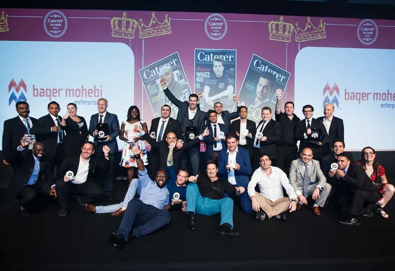 All the winners on stage All the winners on stage