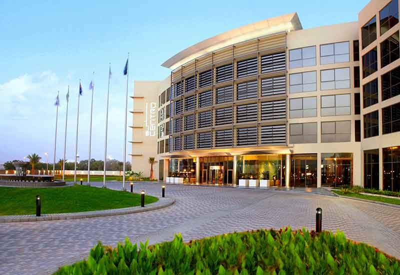 External faade, Centro Sharjah. External faade, Centro Sharjah.