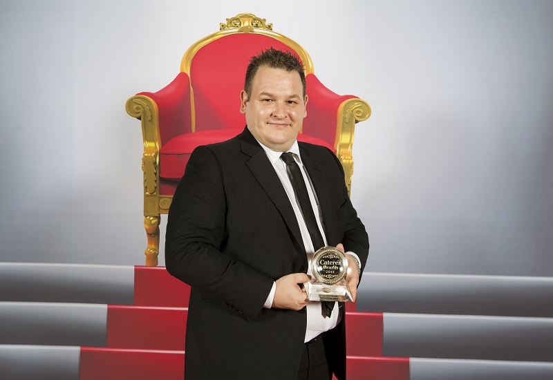 Chef Alessandro Salvatico, the 2015 Caterer Awards winner for Head Chef of the Year - Hotel Managed Outlet Chef Alessandro Salvatico, the 2015 Caterer Awards winner for Head Chef of the Year - Hotel Managed Outlet