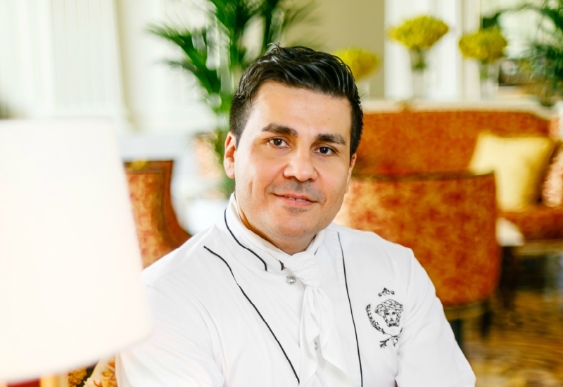 Palazzo Versace Dubai executive chef Mansour Memarian. Palazzo Versace Dubai executive chef Mansour Memarian.