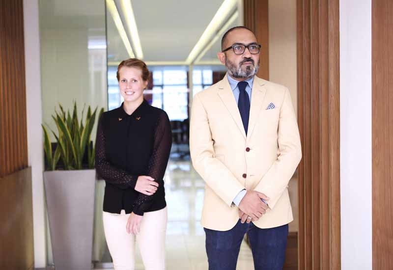 Circadian founder Gaurav Sinha with senior designer Tamasine McNabb. Circadian founder Gaurav Sinha with senior designer Tamasine McNabb.