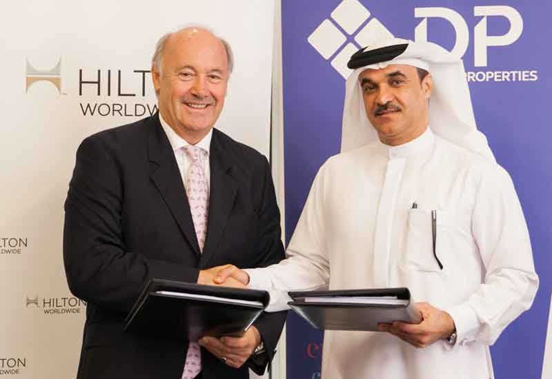 Rudi Jagersbacher, president, Middle East & Africa, Hilton Worldwide and Mohammed Al Habbai, chief officer of urban planning and infrastructure, Dubai Properties Group, sign the agreement to open the DoubleTree by Hilton Dubai Business Bay.
Rudi Jagersbacher, president, Middle East & Africa, Hilton Worldwide and Mohammed Al Habbai, chief officer of urban planning and infrastructure, Dubai Properties Group, sign the agreement to open the DoubleTree by Hilton Dubai Business Bay.