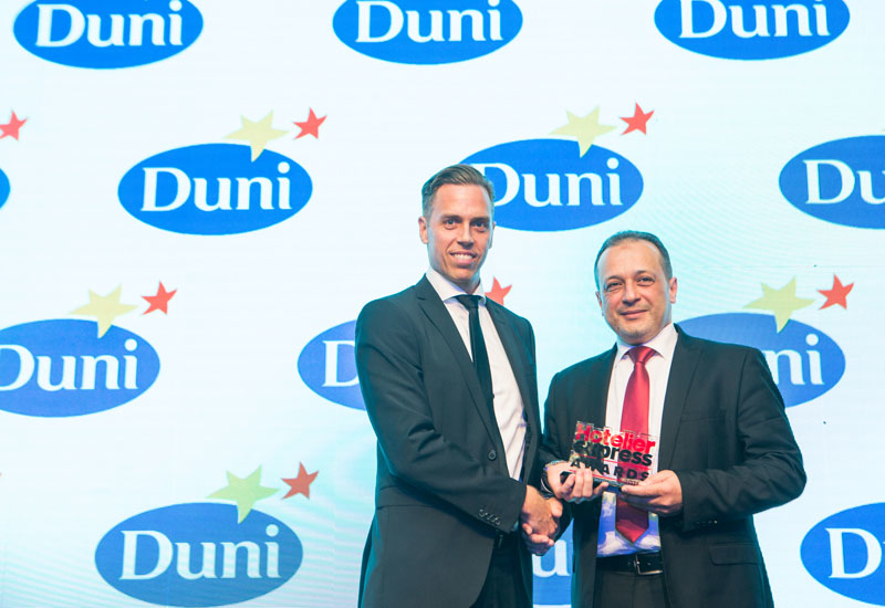 Receiving the award. Receiving the award.