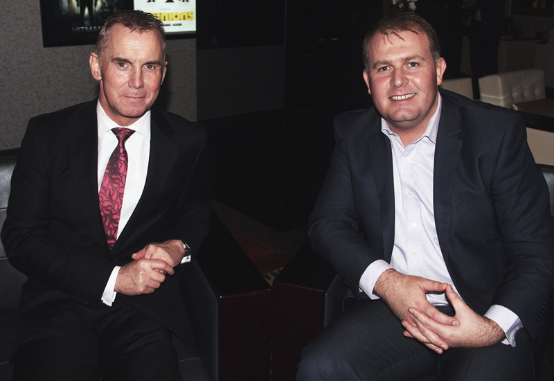 Chef Gary Rhodes and Cameron Mitchel, CEO of Majid Al Futtaim Cinemas - Vox Cinemas Chef Gary Rhodes and Cameron Mitchel, CEO of Majid Al Futtaim Cinemas - Vox Cinemas