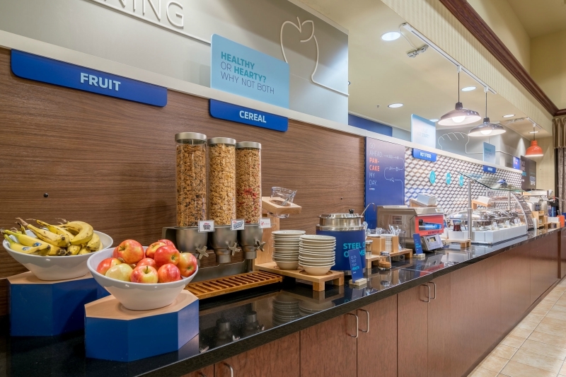 The new 'Express Start' breakfast bar by Holiday Inn Express. The new 'Express Start' breakfast bar by Holiday Inn Express.