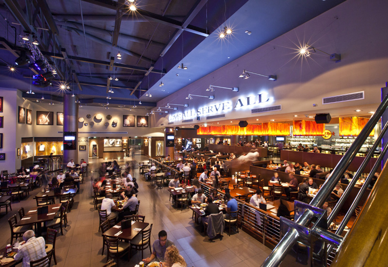 Inside Hard Rock Cafe Dubai. Inside Hard Rock Cafe Dubai.
