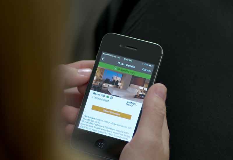 Guests can now check-in to hotels using the Hilton HHonors app. Guests can now check-in to hotels using the Hilton HHonors app.