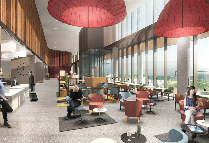A rendering of the Hyatt House Gebze. A rendering of the Hyatt House Gebze.
