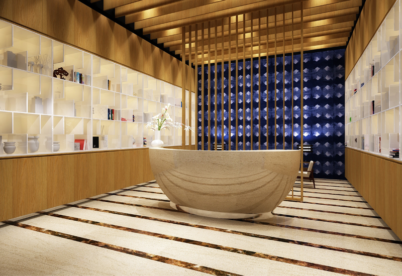 Hyatt Regency Riyadh Olaya's spa reception. Hyatt Regency Riyadh Olaya's spa reception.