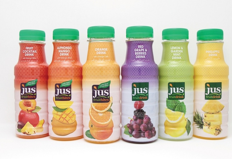 JUS fruit bites and fruit drinks. JUS fruit bites and fruit drinks.