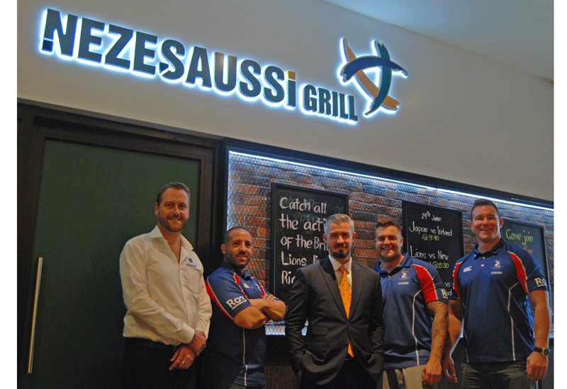 Nezesaussi Grill will sponsor the Jebel Ali Dragons. Nezesaussi Grill will sponsor the Jebel Ali Dragons.