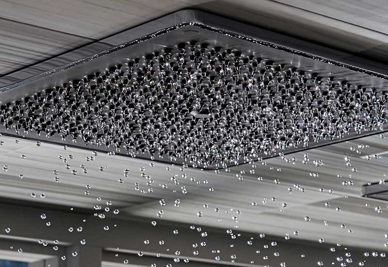 The 'Real Rain' shower by Kohler. The 'Real Rain' shower by Kohler.