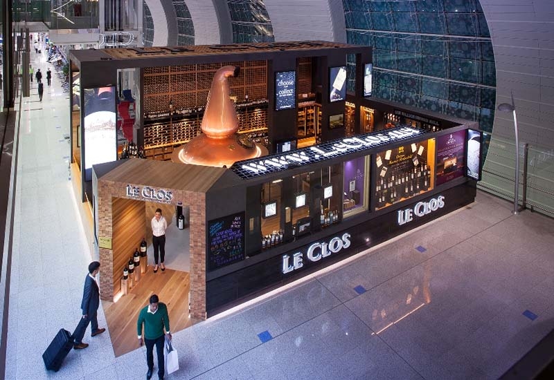 Le Clos flagship store at Dubai International Airport Le Clos flagship store at Dubai International Airport