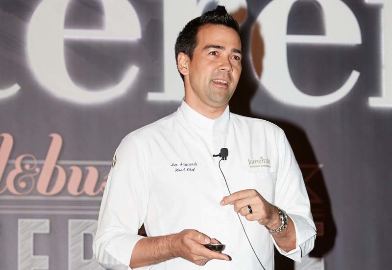Madinat Jumeirah’s Mina A’Salam Hotel head chef Lee Sugiandi. Madinat Jumeirah’s Mina A’Salam Hotel head chef Lee Sugiandi.