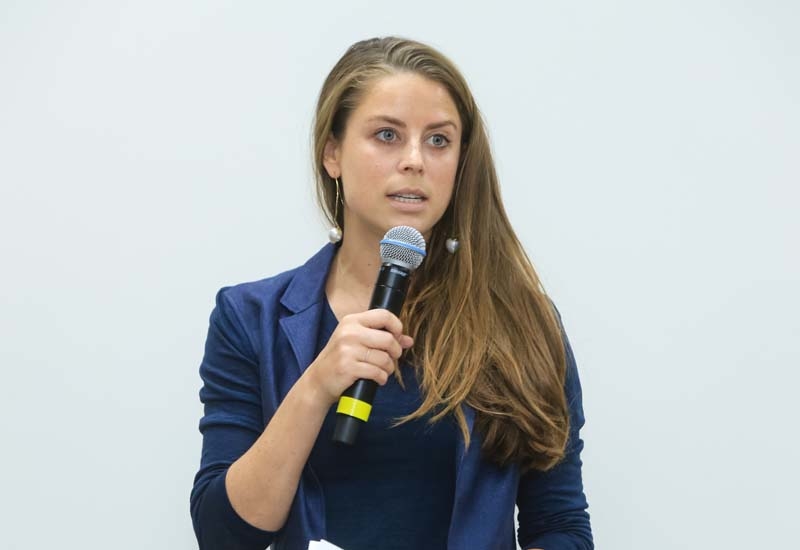 Lydia Forte at the press conference at ATM 2016. Lydia Forte at the press conference at ATM 2016.