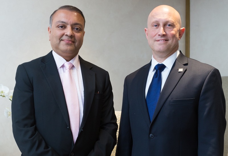 Al Habtoor Group director of operations & development Sundaresh Iyer, and Habtoor Grand Beach Resort & Spa consulting general manager Rick Zeolla. Al Habtoor Group director of operations & development Sundaresh Iyer, and Habtoor Grand Beach Resort & Spa consulting general manager Rick Zeolla.