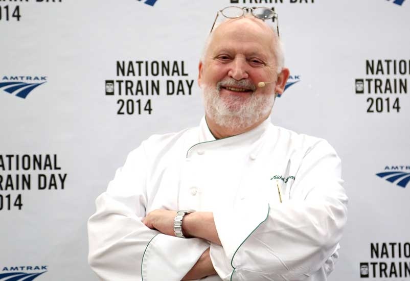 Michel Richard at Amtrak National Train Day 2014 at Penn Station in May 2014, in New York City (Paul Zimmerman/Getty). Michel Richard at Amtrak National Train Day 2014 at Penn Station in May 2014, in New York City (Paul Zimmerman/Getty).
