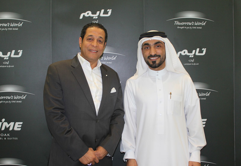 Time Hotels CEO Mohamed Awadalla and EWS business development director Abdulla Al Nuaimi Time Hotels CEO Mohamed Awadalla and EWS business development director Abdulla Al Nuaimi