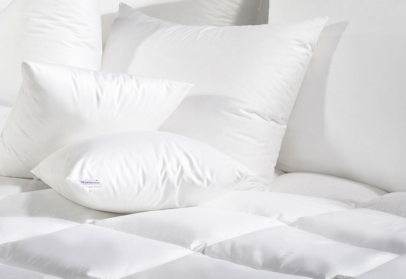 Mühldorfer’s pillows are in high demand by hotel guests. Mühldorfer’s pillows are in high demand by hotel guests.