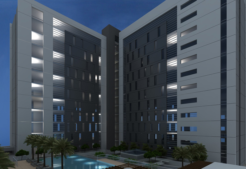 Pool renderings - Hampton by Hilton Dubai Airport. Pool renderings - Hampton by Hilton Dubai Airport.