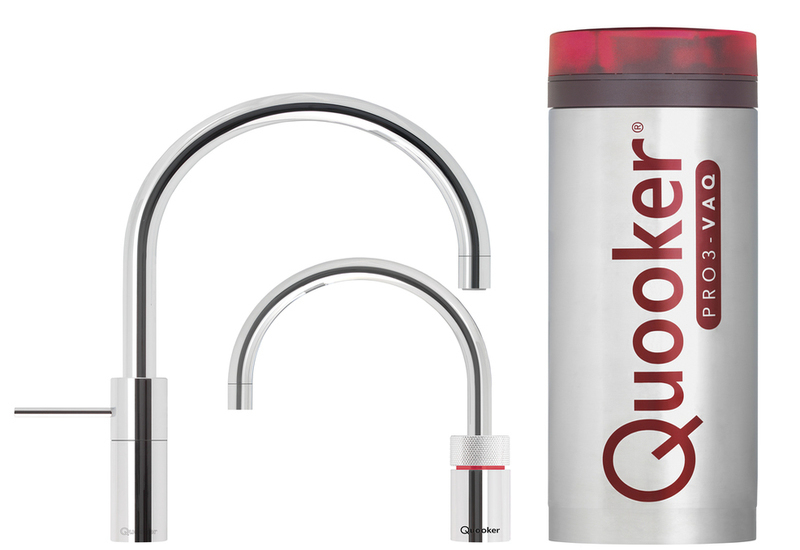 Quooker Twintaps with PRO3 three-litre volume tank. Quooker Twintaps with PRO3 three-litre volume tank.