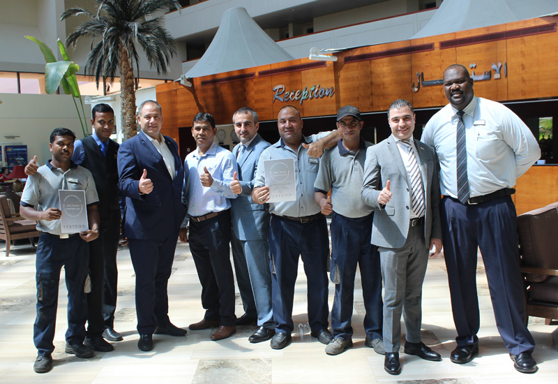 The certificate shows the hotel is sincere in its guests personal well-being. The certificate shows the hotel is sincere in its guests personal well-being.