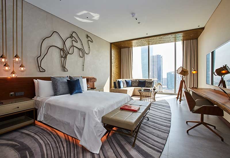 Pablo Picassos camel sketch reimagined as a 3-D art fixture in the rooms. Pablo Picassos camel sketch reimagined as a 3-D art fixture in the rooms.