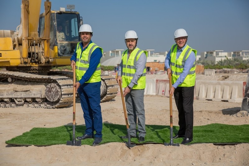 At the groundbreaking ceremony of Hotel Indigo Dubai Sustainable City were (from right to left) IHG COO India, Middle East& Africa Pascal Gauvin, Diamond Developers CEO Faris Saeed and Diamond Developers executive director Wassim Adlouni. At the groundbreaking ceremony of Hotel Indigo Dubai Sustainable City were (from right to left) IHG COO India, Middle East& Africa Pascal Gauvin, Diamond Developers CEO Faris Saeed and Diamond Developers executive director Wassim Adlouni.