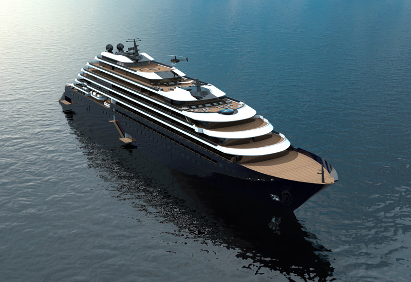 The first of three cruising yachts in this series is scheduled to take to the sea in 2019. The first of three cruising yachts in this series is scheduled to take to the sea in 2019.