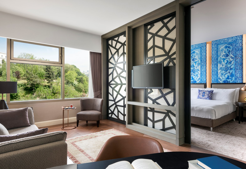 The Park Suite in The Ritz-Carlton Istanbul. The Park Suite in The Ritz-Carlton Istanbul.