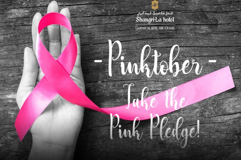 Shangri-La Abu Dhabi's hosts 'Pinktober' in support of Pink Caravan and Breast Cancer Awareness Month. Shangri-La Abu Dhabi's hosts 'Pinktober' in support of Pink Caravan and Breast Cancer Awareness Month.