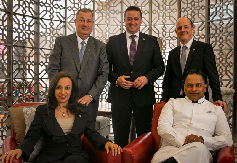 From L-R standing: Thomas Van Opstal, Marcus Ptok and director of marketing Jeremie Lannoy. Sitting (from L-R) Mai Nassar and Neeraj Pyaneeandee. From L-R standing: Thomas Van Opstal, Marcus Ptok and director of marketing Jeremie Lannoy. Sitting (from L-R) Mai Nassar and Neeraj Pyaneeandee.