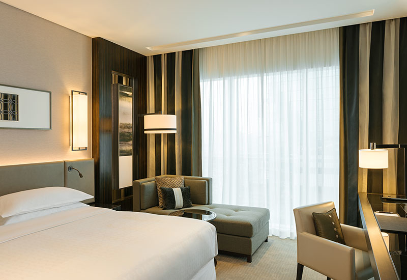 The 654-key hotel includes 180 branded apartments and 510 residences. The 654-key hotel includes 180 branded apartments and 510 residences.
