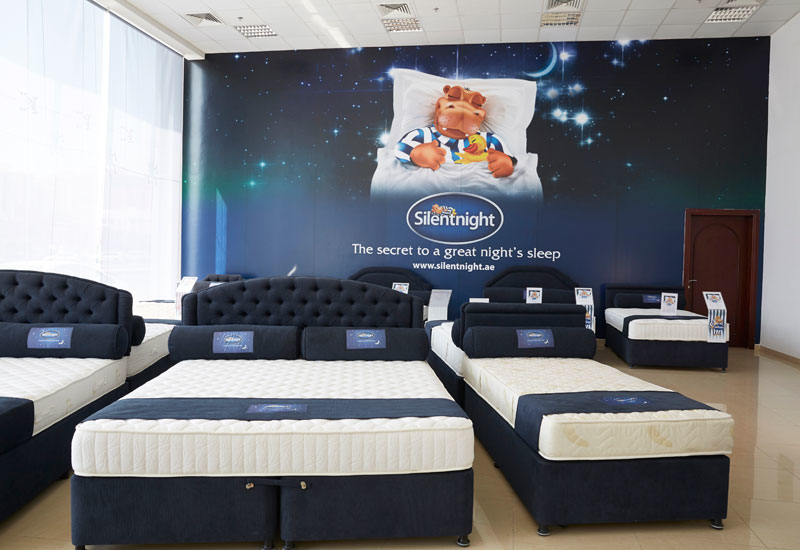 The new Silentnight showroom. The new Silentnight showroom.