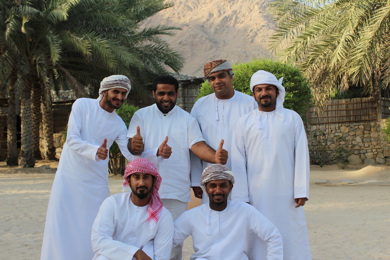 Omani employees at Six Senses Zighy Bay. Omani employees at Six Senses Zighy Bay.
