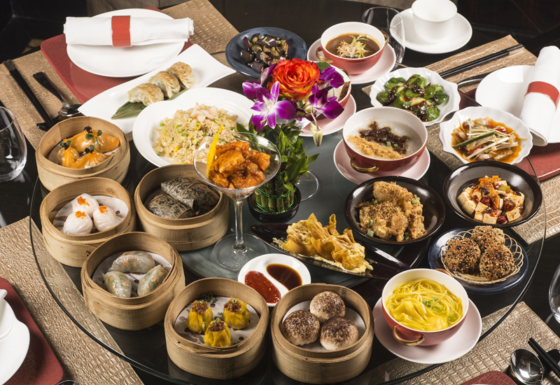 The buffet features signature dishes from the chefs de cuisine leading each of the restaurants at the property. The buffet features signature dishes from the chefs de cuisine leading each of the restaurants at the property.