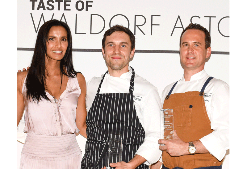 Padma Lakshmi, Alex Bois and Michael Zachman. Padma Lakshmi, Alex Bois and Michael Zachman.