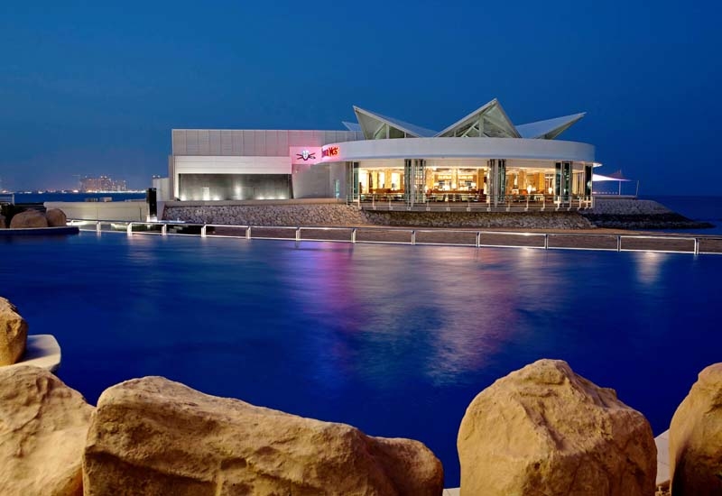 The exterior of the Trader Vic's Doha. The exterior of the Trader Vic's Doha.