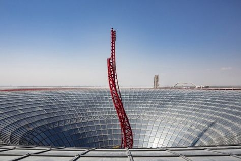 Turbo Track at Ferrari World Abu Dhabi. Turbo Track at Ferrari World Abu Dhabi.