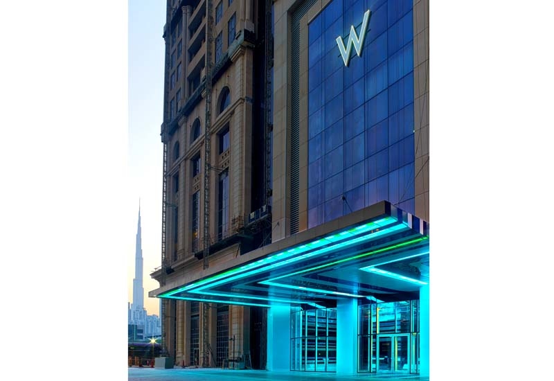 The W Dubai at the Al Habtoor City opened this June in Dubai. The W Dubai at the Al Habtoor City opened this June in Dubai.