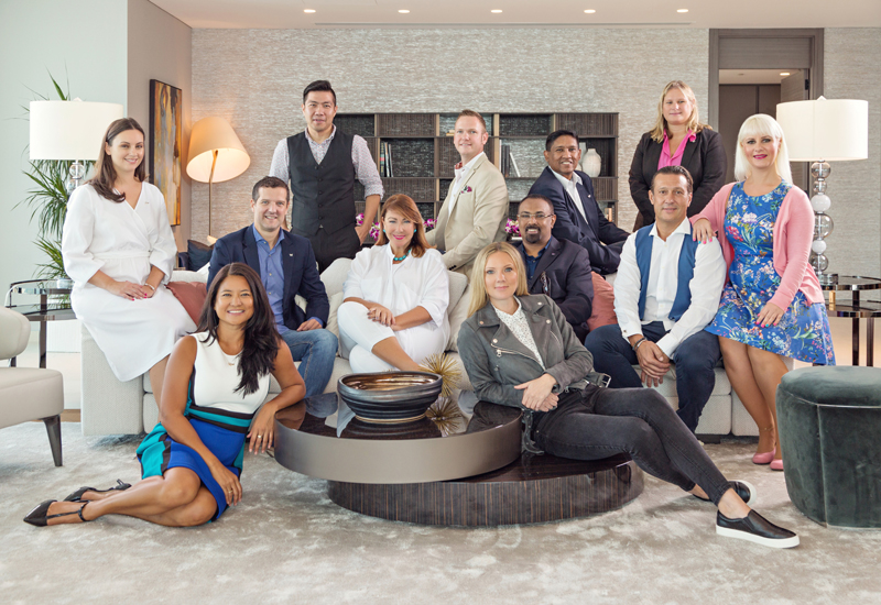 The W Dubai - The Palm management team. The W Dubai - The Palm management team.