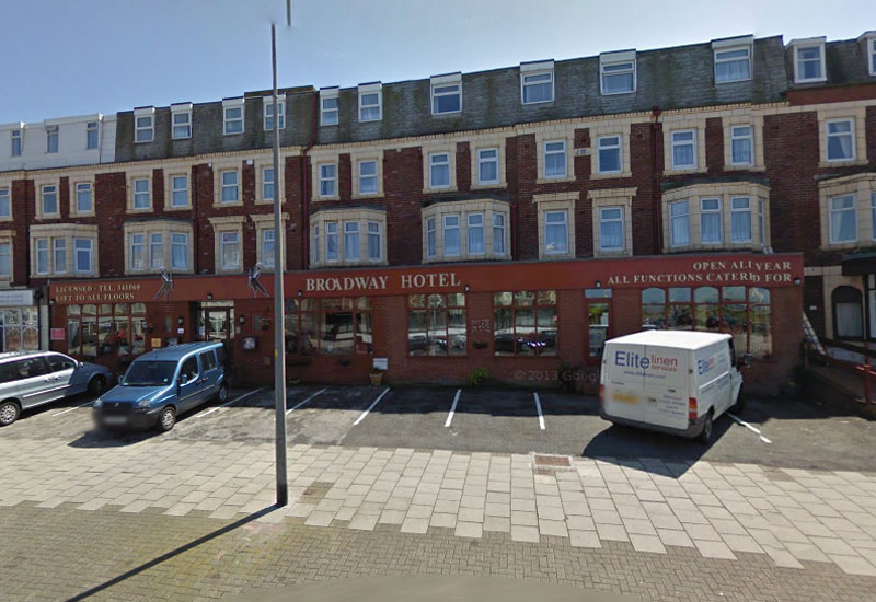 Broadway Hotel, Blackpool, UK (Image: Google Maps) Broadway Hotel, Blackpool, UK (Image: Google Maps)