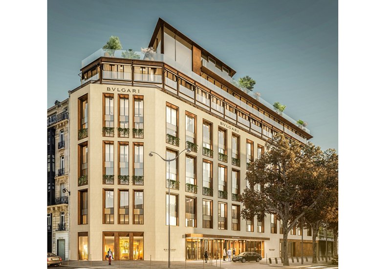 Bulgari Hotel Paris render. Bulgari Hotel Paris render.