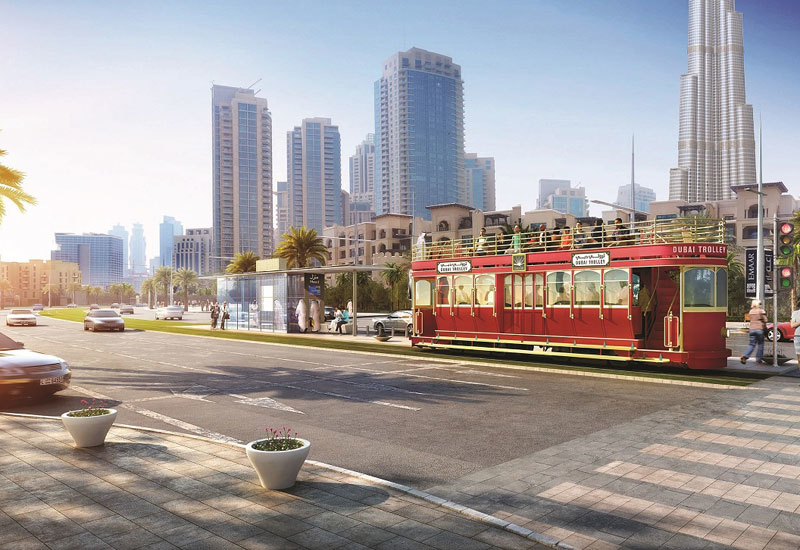A rendering of how Dubai Trolley will look A rendering of how Dubai Trolley will look