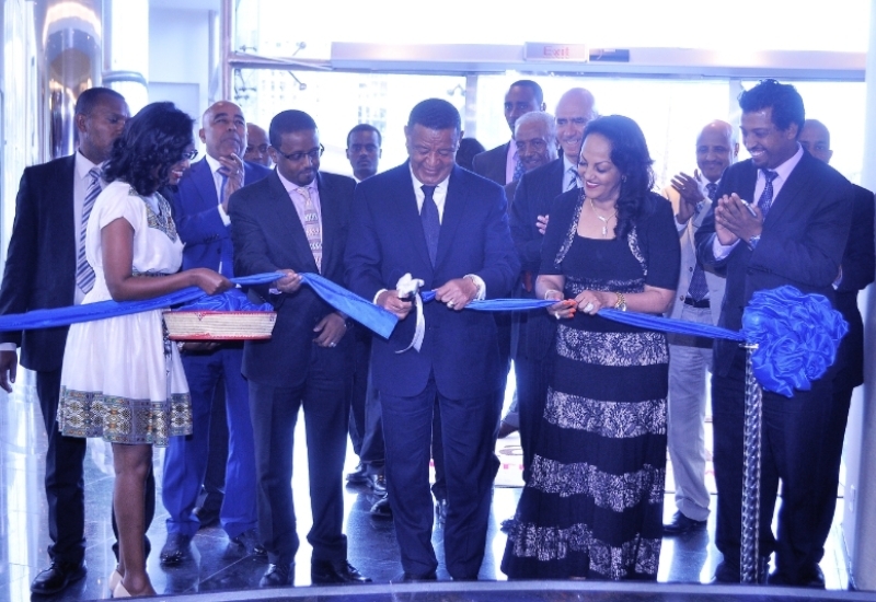 Marriott Executive Apartments Addis opens with President Mulatu Teshome cutting the ribbon (PRNewsFoto/Marriott International, Inc.) Marriott Executive Apartments Addis opens with President Mulatu Teshome cutting the ribbon (PRNewsFoto/Marriott International, Inc.)